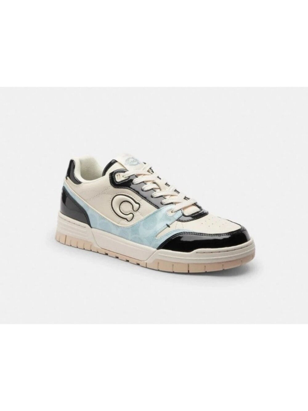 Coach Soho Sneaker Women's Size 9B Sea Mist/Black Rubber Outsole Round Toe